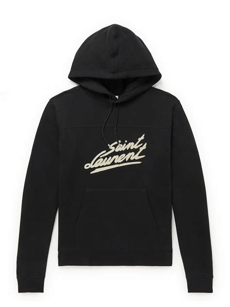 saint laurent 50s signature hoodie